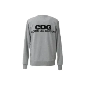 CDG LONG SLEEVR GREY SWEATSHIRT