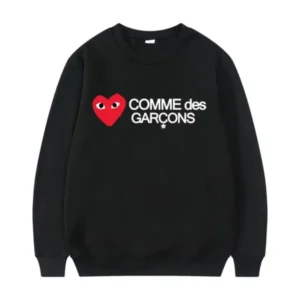 COMME DES GARCONS BLACK SWEATSHIRT