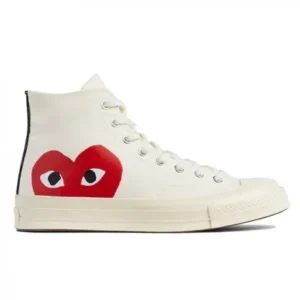 HEART LOGO WHITE CDG CONVERSE