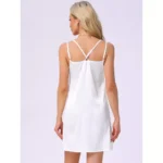 CDG Womens White Nighty Gown