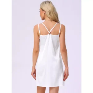 CDG Womens White Nighty Gown